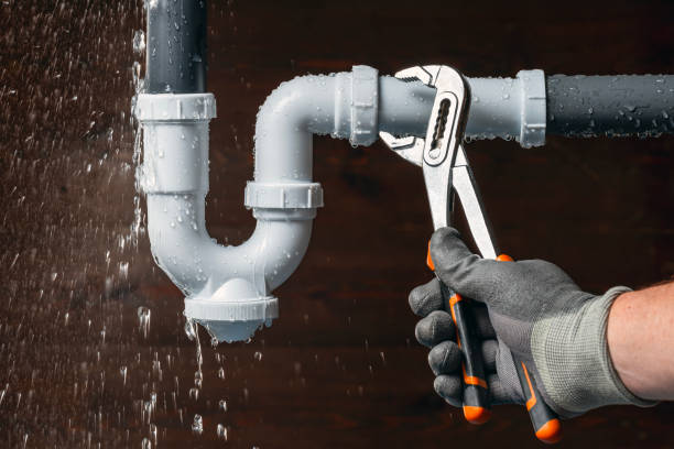 Professional Emergency Plumber technician working in Linden, IA